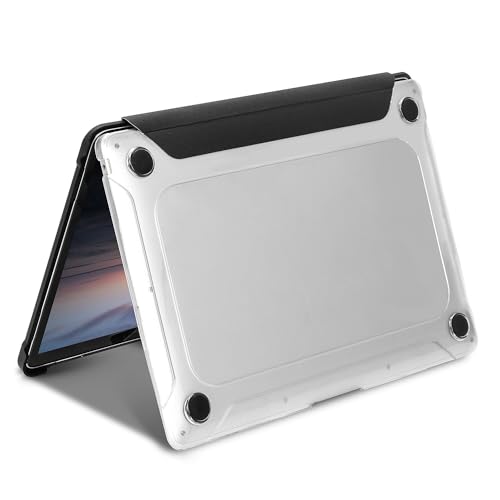 Rugged Protective Hard-Shell Case for 13-inch MacBook Pro 2016 to 2020 2022, Black, Plastic (TP-RCL-MP13MA)