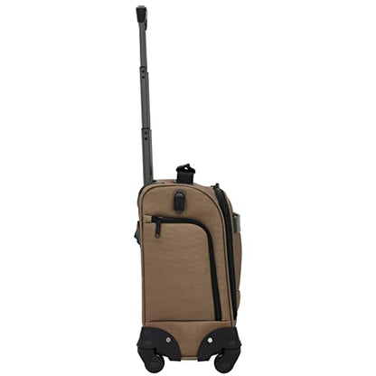 Wrangler 17" Underseat Spinner Carry-On Luggage, Mocha - color: Mocha