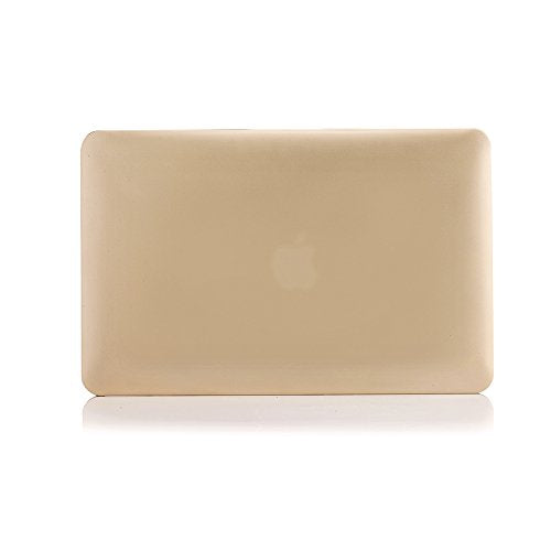 Compatible with MacBook Air 11 Inch Release (A1370/A1465) - Slim Snap On Hard Shell Protective Cover and Keyboard Cover (Gold) - color: Gold