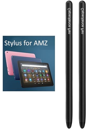 Stylus Pen for AMZ Fire Tablet, Pen for Fire HD 10 Stylus, for Fire Max 11 Pen, for Fire HD 8, for Fire 7, for Fire Kids Tablets Touch Screen Stylus Pen (2*Pen-Black) - color: 2*Pen-Black