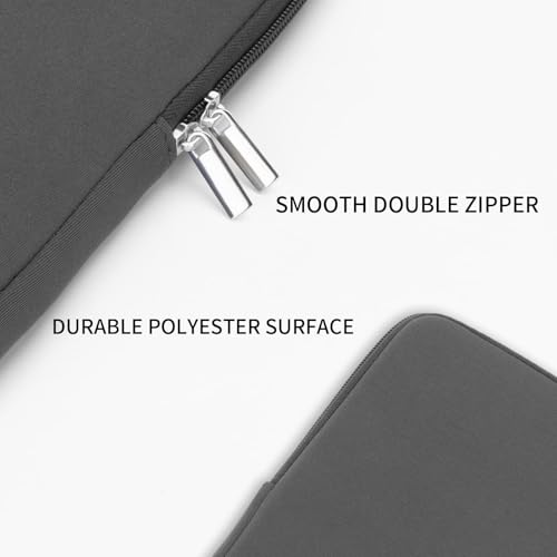 RAINYEAR 13 Inch Laptop Sleeve Case Padded Carrying Bag, Gray | Slim Protective Soft Zipper Computer Cover for 13.3 inch MacBook Air/Pro M1 M2 M3 M4 M5 A3449 A3240 A3113 A2681 A2338 - color: Gray, size: 13"