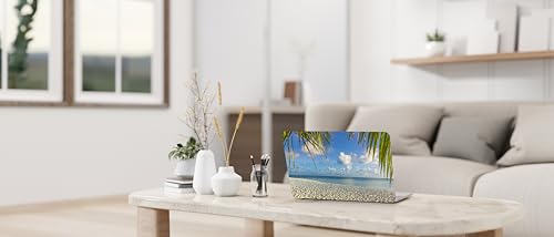 Laptop Skin Sticker Cover Decal Beach Designs - Universal Size - Fits All laptops up to a 16” Diagonal Size | Easy to Apply, Remove and Change Styles (Sandy Beach) - style: Sandy Beach