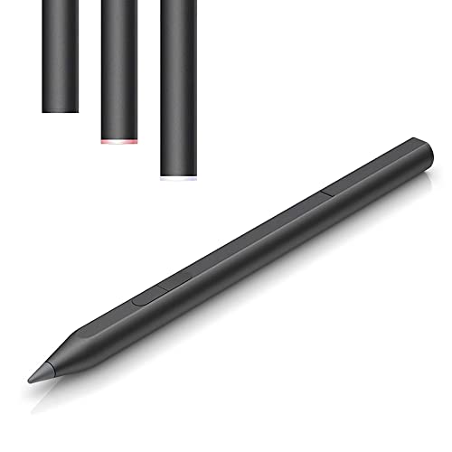 MPP 2.0 Tilt Stylus Pen for HP Active Rechargeable Tilt Pen MPP 2,Black | Compatible HP Omnibook X Flip/Envy X360/Pavilion X360/Specter X360 Magnetic Barrel, with 4096 Levels Pressure&Erase Function - color: Black