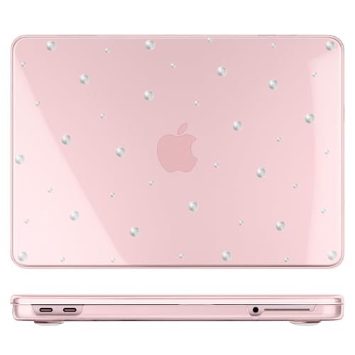 for MacBook Neo 13 Inch Case 2026 Release Model A3404, Fresh Aesthetic 1.2 mm Ultra Slim Hard Shell Cover, 6-in-1 Laptop Accessories Bundle for Women Girls, Silver Pearl - color: Silver Pearl