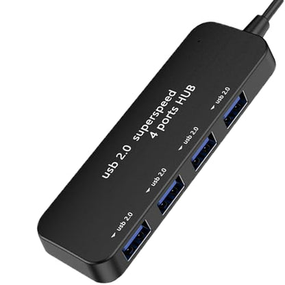 4-Port USB 2.0 Hub, Micro USB OTG Expander with HS8836AB Chip, 480Mbps Data Speed, Bus-Powered with Over-Current Protection, Plug and Play for Raspberry Pi, Older Android Tablets, PC & More - style: 4 USB Ports