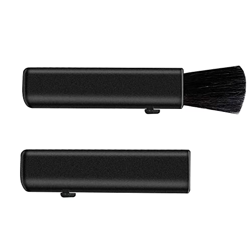 Laptop Keyboard Cleaning Brush,Nanxudyj Sliding Portable Notebook Keyboard Brush Used, for Computers, Mobile Phones,Cameras,car interiors,Home and Office Supplies etc. (2 Packs) - color: Black