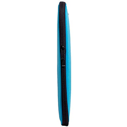 Laptop Sleeve 15.6 Inch Foldable Slim Case Lightweight Bag Notebook Computer Carrying Flip Cover (Blue) - color: Blue, size: 15.6 Inch