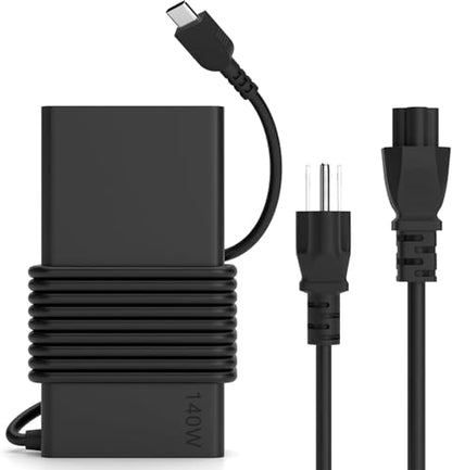 140W 135W USB C Charger 20V 7A Compatible with Lenovo Slim Pro 7 9, IdeaPad Pro 5, Yoga Pro 9 7,ThinkPad Z16 P16s P15s P14s E16 E15,ThinkBook 15 16,ldeapad 5Pro16 Gaming 2-in-1 AC Adapter