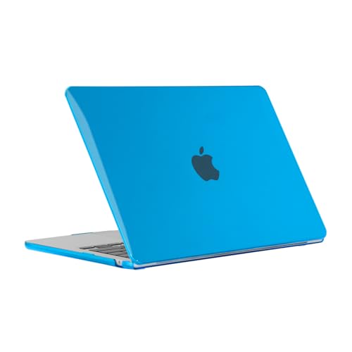 Hard Case Compatible with Old Version MacBook Pro 13 inch Case 2012 2011 2010 2009 2008 Release A1278 with CD-ROM, Laptop Plastic Case Crystal Shell Cover& Keyboard Skin, Aqua Blue - color: Aqua Blue, size: A1278(Pro 13" w/CD-ROM 2008-2012)