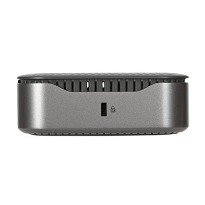 Targus USB C Hybrid/Universal Quad 4K Docking Station, Single 8K or Quad 4K UHD Display, 2 DisplayPort or 2 HDMI Ports, 100W Power Delivery (DOCK710USZ) Silver