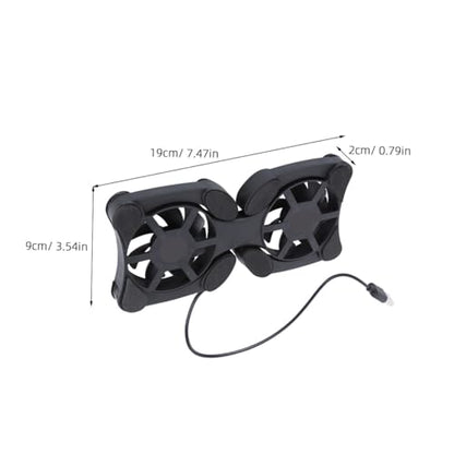 NUOBESTY Notebook Cooler Computer Portable Slim Laptop Cooling Stand