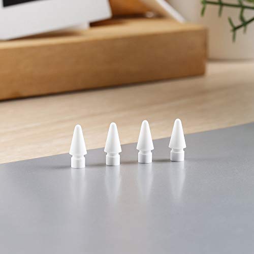Soft Paperfeel Damping Tips Replacement Compatible with Apple Pencil 1st Gen & 2nd Gen, Noise Reducing Pen Nibs for iPad Pro(2 PCS) - style: 2 PCS (Model: 2B)