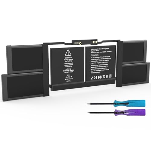 JOTACT A2113 A2141 99.8Wh Laptop Battery Compatible with MacBook Pro 16-inch A2141 Release 2019 2020 Year EMC 3347 MVVL2 MVVL2LL/A MVVK2 MVVK2LL/A MVVM2 MVVM2LL/A MVVJ2 MVVJ2LL/A 11.36V 8790mAh - size: 12.61*3.95*0.21 inch A2113