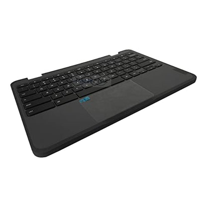 Laptop Palmrest Upper Case Top Cover with US English Keyboard Touchpad Assembly Replacement for Lenovo 100e Chromebook Gen 3 WiFi 82J7 82J8 5M11C94663