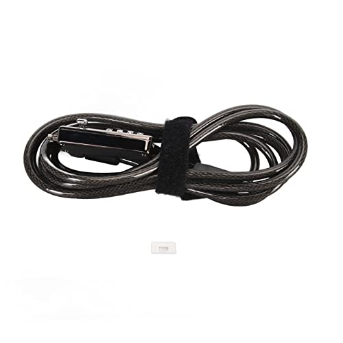 Laptop Lock Computer Lock Cable Lock 4 Digit Cipher Durable Portable Security Cable with Combination Lock for Della Laptops PVC Material Metal Construction Adjustable Length