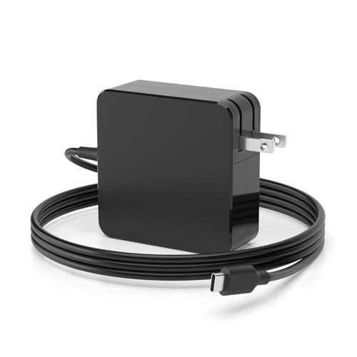 65W USB C Fast Charger Compatible with LG Gram 17" 16" 15" 14" 17Z95P 17Z90Q 17Z90R 17Z90S 16T90P 16Z90P 16Z90Q 16Z90R 15Z95P 15Z90P 15Z90Q 14Z90P 14Z90Q 2-in-1 OLED Thin Lightweight Power Cord