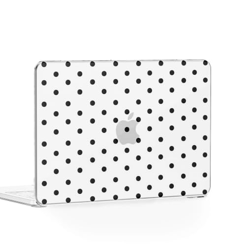 Feams for MacBook Neo 13 Inch Case 2026 A3404, Stylish Protective Clear Case Hard Shell Transparent Cover for MacBook Neo 13 Inch 2026 (A18 Pro Chip) with Keyboard Cover, Black Polka Dot - color: Black Polka Dot