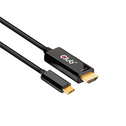 Club 3D 4K 60Hz HDMI to USB Type C Video Cable HDMI 2.0 (Male) to USB Type C (Male) Active Monitor Converter 1.8m/6 Feet CAC-1334 - style: Cable M/M 1.8m