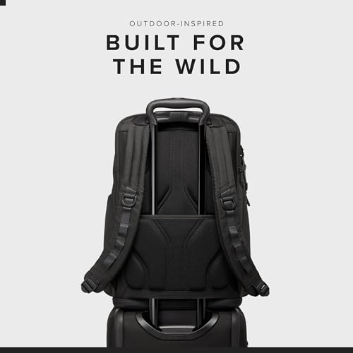 TUMI - Alpha Bravo Nomadic Backpack - Men's Durable Carry On Bag - 18.8" X 15.0" X 9.0" - Fits up to 15" Laptop - Black - color: Black