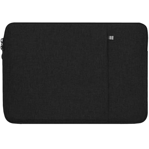 Laptop Sleeve, 15.6 inch Laptop Case, Waterproof ＆ Shockproof Bag, Protective Case Handbags with Front Pocket for 15.6 inch Notebook Black