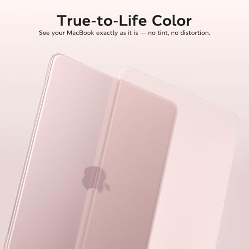 B BELK for MacBook Neo Case 13 inch 2026 | (A18 Pro, Model A3404) | 1:1 Precision Fit | Official Blush Clear | Matte Hard Shell Case | Scratch & Fingerprint Resistant for New MacBook Neo 13 inch Case - color: Blush Clear