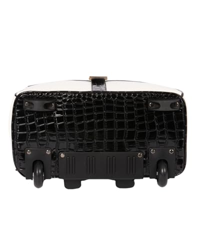 JKM and Company Alligator Compatible With Computer iPad, Laptop Tablet Rolling Tote Bag Briefcase Carryall Bag | Compatible With - style: Starlet
