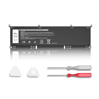 69KF2 86Wh Battery Replacement for Dell XPS 15 9510 9500 9520 Precision 5550 5560 5570 G15 5511 5520 Alienware M15 M17 R3 R4 | 11.4V 6-Cell Replacement