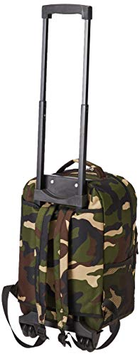 Rockland Double Handle 17" Rolling Backpack, Camo - color: CAMO, size: One Size