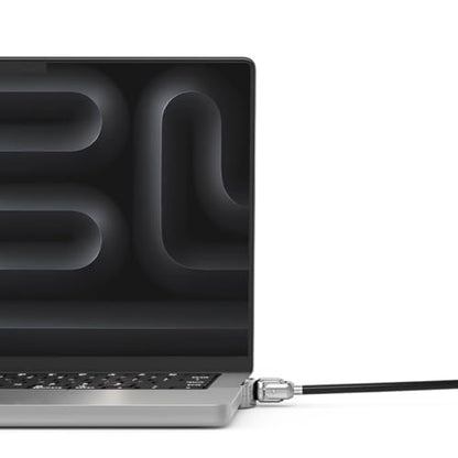 Compulocks Ledge Adapter for MacBook Pro 14-inch (M1/M2/M3/M4/M5) with Keyed Cable Lock | Secure aluminum MacBook security lock by Compulocks - size: Keyed Lock