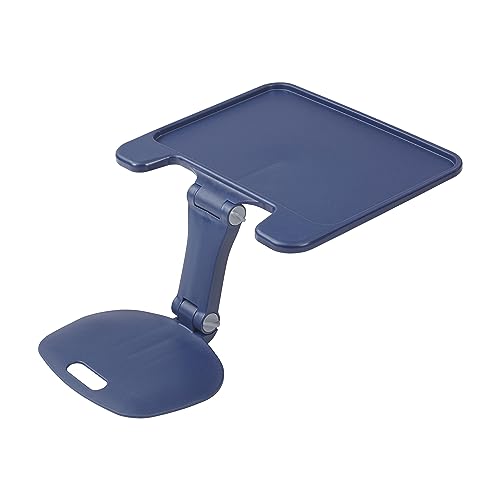 ECR4Kids The Surf Folding Portable Lap Desk, Large, Flexible Seating, Navy - color: Navy