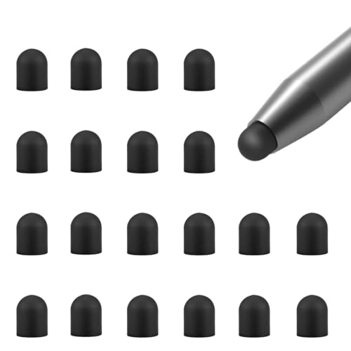 20Pcs Replacement Tips Silicone Rubber Touch Screen Pens Tips for Touch Pen (8 * 10mm) - color: 8*11mm