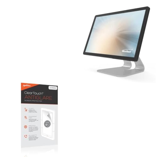 BoxWave Screen Protector Compatible with Microtouch DT-156P-A1 (15.6 in) - ClearTouch Anti-Glare (2-Pack), Anti-Fingerprint Matte Film Skin
