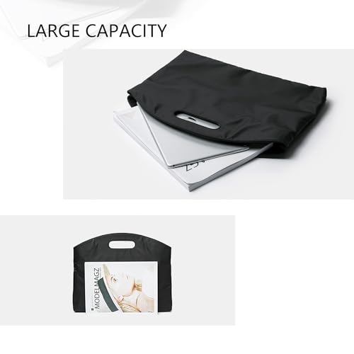 Official Document Computer Bag Stylishly Sleek with Multiple Compartments and Easy to Carry Design - color: Black/Nylon