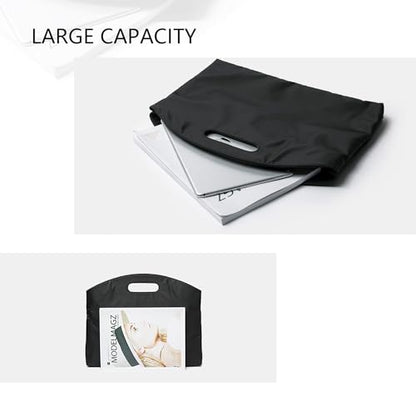 Official Document Computer Bag Stylishly Sleek with Multiple Compartments and Easy to Carry Design - color: Black/Nylon