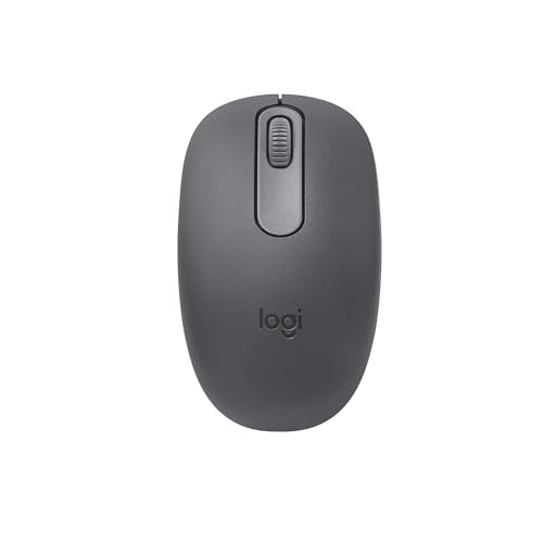 Logitech M196 Bluetooth Wireless Mouse, Compact and Portable Mouse for Laptops, Tablets and More, 12-Month Battery, Smooth Tracking, Compatible with PC and Mac, Windows and macOS - Graphite - color: Graphite