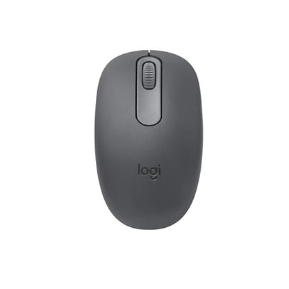 Logitech M196 Compact Ambidextrous Bluetooth Wireless Mouse - Graphite | Bluetooth connectivity, no USB receiver, quiet clicks, 3 non-customizable buttons, 12-month battery life, PC Mac compatible - color: Graphite