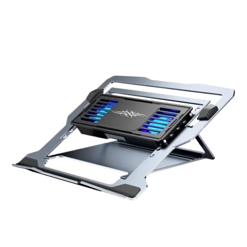 D20 Laptop Cooling Pad Fr 11-17.3'' Notebook Cooler Stand Semiconductor Air-Cooled 4 Angle Adjustable Tablet Laptop Radiator