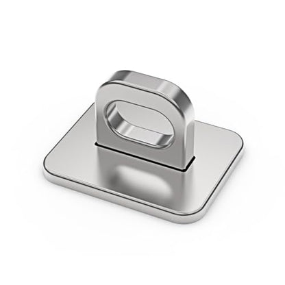 Compulocks Anchoring Point for Security Cable Locks Silver