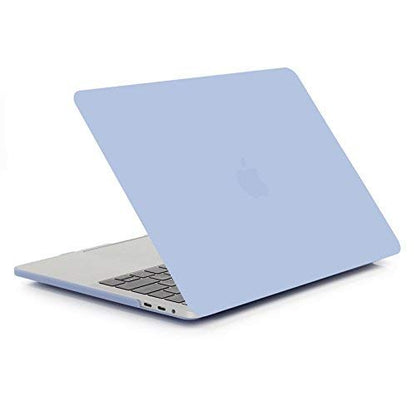 Se7enline Compatible with MacBook Pro 2016-2019 Cover Hard Case Compatible with MacBook Pro 13 A1706/A1989/A2159 with Touch Bar&Sleeve Bag&Keyboard Skin&Screen Protector&Dust Plug, Serenity Blue - color: Serenity Blue, size: 13 inch (2016-2019 Version)