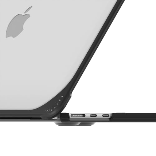 CASETiFY Bounce MacBook Air 15" (M2 - M5) Case [Enhanced Protective Corner Design/Ventilation Cutouts/Anti-Slip Grip] - Apple MacBook Case by Tess Smith-Roberts - Clear Black - color: Apple MacBook Case by Tess Smith-Roberts