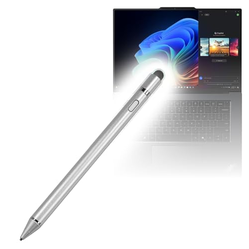 BoxWave Stylus Pen Compatible with Lenovo ThinkPad X9 15 Aura Edition Intel (15 in) - AccuPoint Active Stylus, Electronic Stylus with Ultra Fine Tip - Metallic Silver