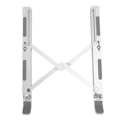 Foldable Laptop Stand for Air Pro Under 15.6 Inch, Portable Aluminum Alloy Heat Dissipation Computer Riser with 7 Angle Adjustment, Ergonomic Nonslip Holder for Desk