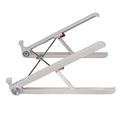 Laptop Stand, Adjustable Ergonomic Laptop Riser with Stable Triangular Structure, Foldable Portable Holder for 17in Under