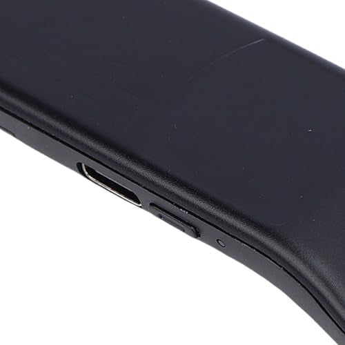 GOWENIC Wireless Presenter Remote, Rechargeable 2.4G Bluetooth Presentation Clicker Mouse with Touchpad and Slip Resist Grip, for PC Laptop iOS OS X (Black) - color: Black