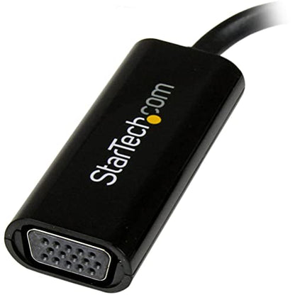 StarTech USB 3.0 to VGA Adapter, Slim, Windows Only, TAA (USB32VGAES) | USB to VGA monitor converter, External video card, Single display, Connect up to five adapters, Windows only, Extra monitor