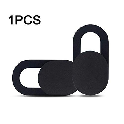 Webcam Cover, Ultra-Thin Camera Blocker Slider,Webcam Cover Slide Compatible with Laptop, Desktop, PC, Smartphone,Protect Your Privacy and Security - Black - color: Black (A)