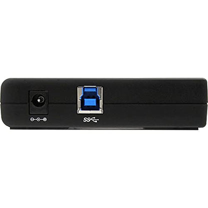 StarTech 4-Port USB-A Hub, 5Gbps, Power Adapter Included (ST4300USB3) | 900mA per port with adapter, Bus or self-powered, Plug-and-play, No drivers, Any operating system - size: 4 Ports, style: 4 x USB-A