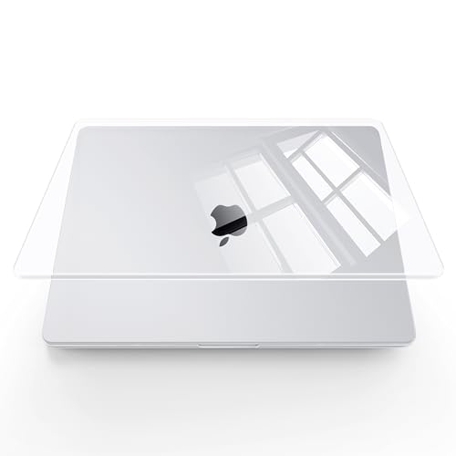 Soonjet Compatible with MacBook Air 13 inch Case, Crystal Clear Shell, Fits 2026-2022 M5/M4/M3/M2,A3449 A3240 A3113 A2681, Color-Matched Transparent Design for MacBook Air 13.6 inch - color: Crystal Clear