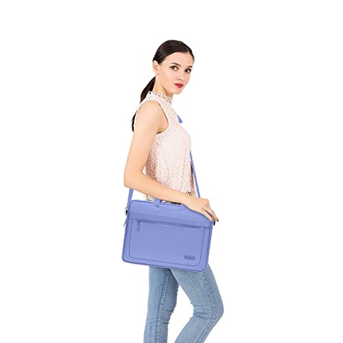 MOSISO Laptop Bag 13.3 inch, 13-14 inch Computer Bags | Compatible with MacBook Neo 13/ Air 13/13.6/ Pro 13/14, Laptop Messenger Bag with Adjustable Depth at Bottom, Lavender Gray - color: Lavender Gray, size: 13.3 inch