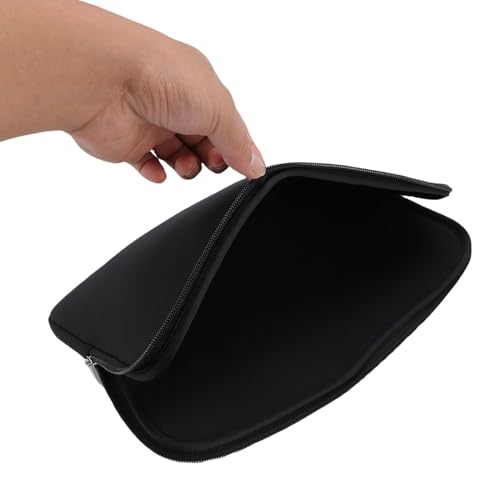 Premium Neoprene Foam Tablet Bag, Water Proof Laptop Sleeve Cases with Secure Zip, for Travel Business and School, Black (14 Inch) - size: 14 Inch